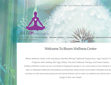Tablet Screenshot of bloomwellnessgroup.com